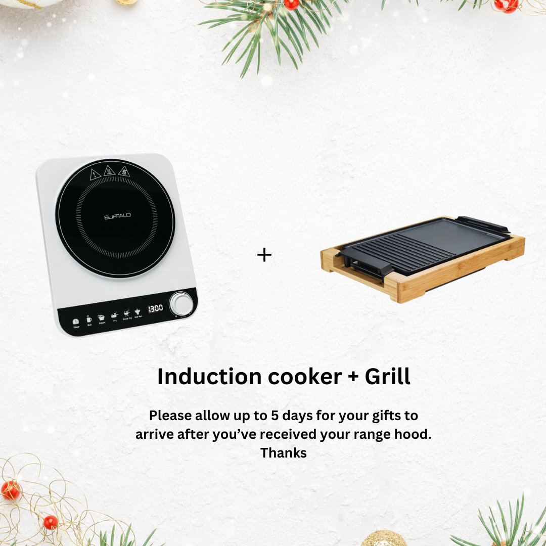 Buffalo Induction Cooker + Grill (Free Gift with Purchase Sent Separat