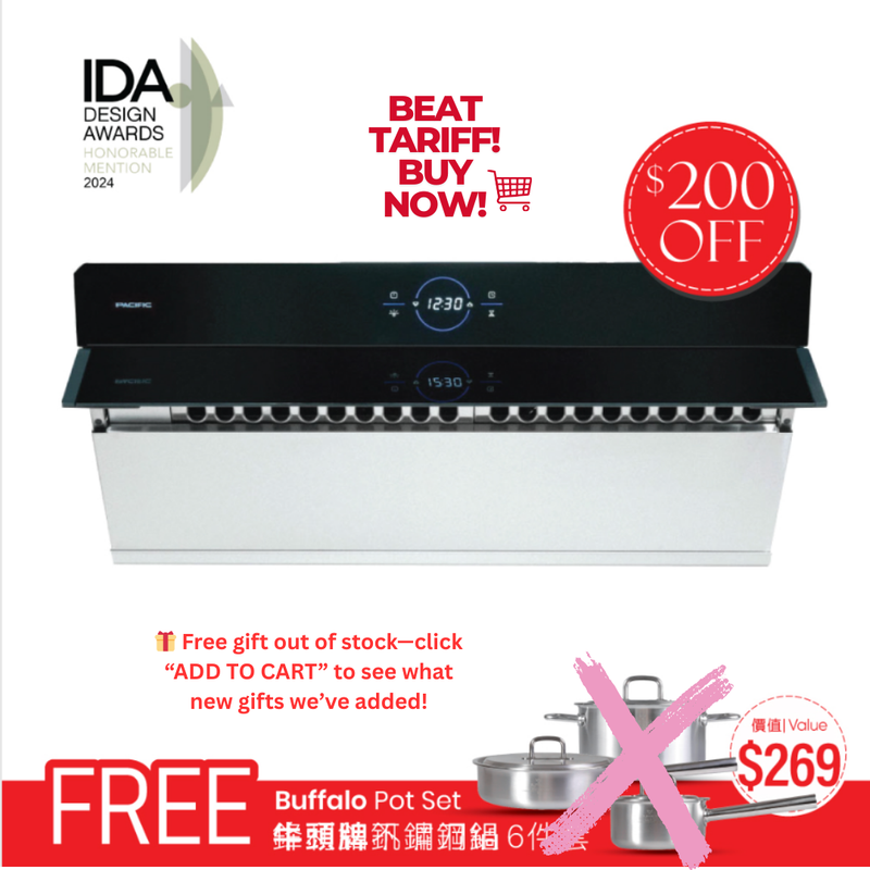 Side Suction PQ 6836AB CFM 1200 Ducted Wall Mount/Under Cabinet Range Hood (36")