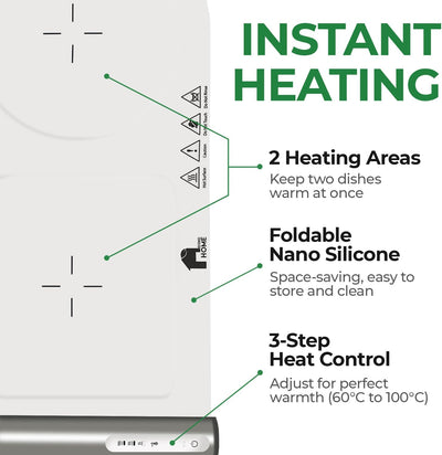 Rollable Heating Mat - 3 Heat Levels, Large Surface Area