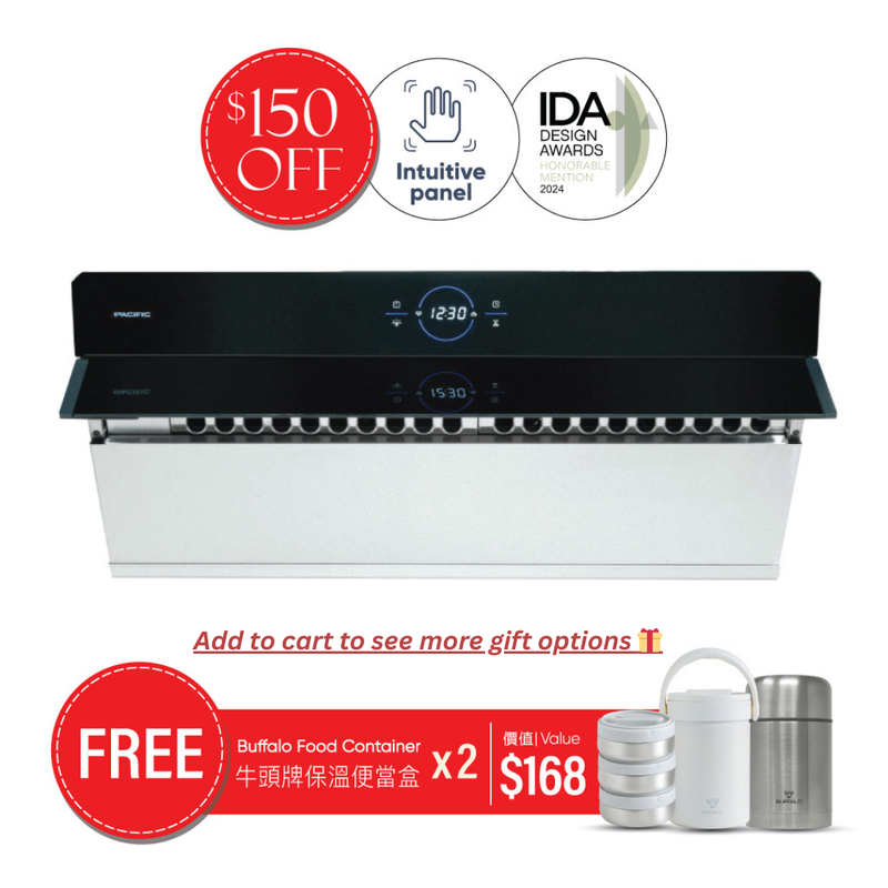 Side Suction PQ 6836AB CFM 1200 Ducted Wall Mount/Under Cabinet Range Hood (36")