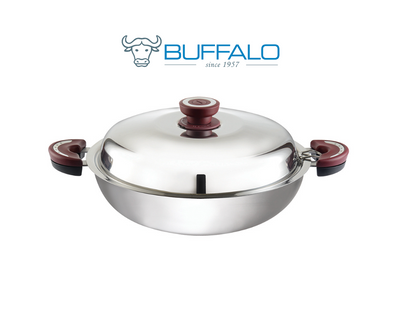 Buffalo Function Series S/S Flat Wok 13 Inch (WFU232)