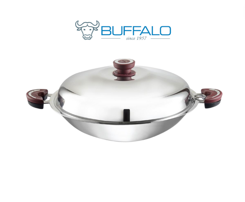 Buffalo Function Series S/S Round Wok 16 Inch (WFU240R)