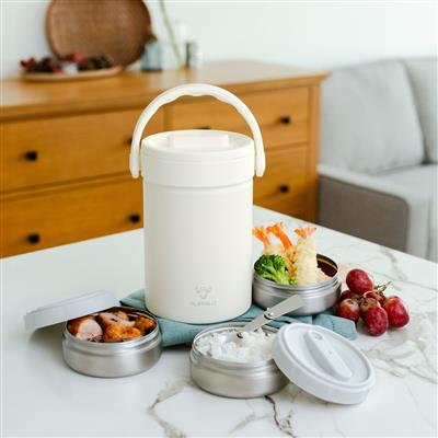 BUFFALO Food Container, 1700ML, Matte White