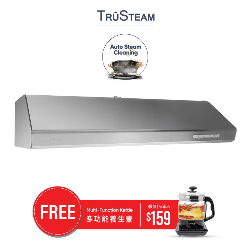 TruSteam SC 8136BS CFM 900 Ducted Under Cabinet Range Hood (36")