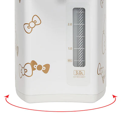 Zojirushi CD-WCC30KTWA Micom Water Boiler & Warmer, Hello Kitty Collection