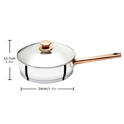 Buffalo Classic Series Rose Gold Pot 9.5 Inch (ACL224)
