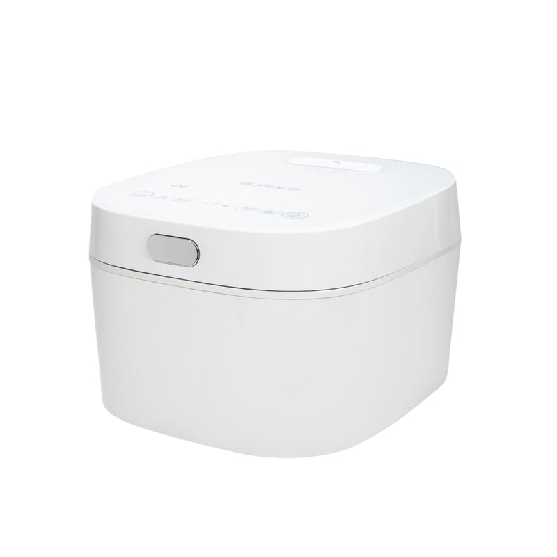 Buffalo Induction Heating (IH) Patented Clad Inner Pot Smart Rice Cooker 1.0 Liter (5 Cups) Pearl White (BUFFALOIH10)