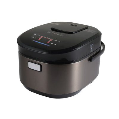 Buffalo Induction Heating (IH) Patented Clad Inner Pot Smart Rice Cooker 1.5 Liter (8 Cups) Titanium Grey (BUFFALOIH15)