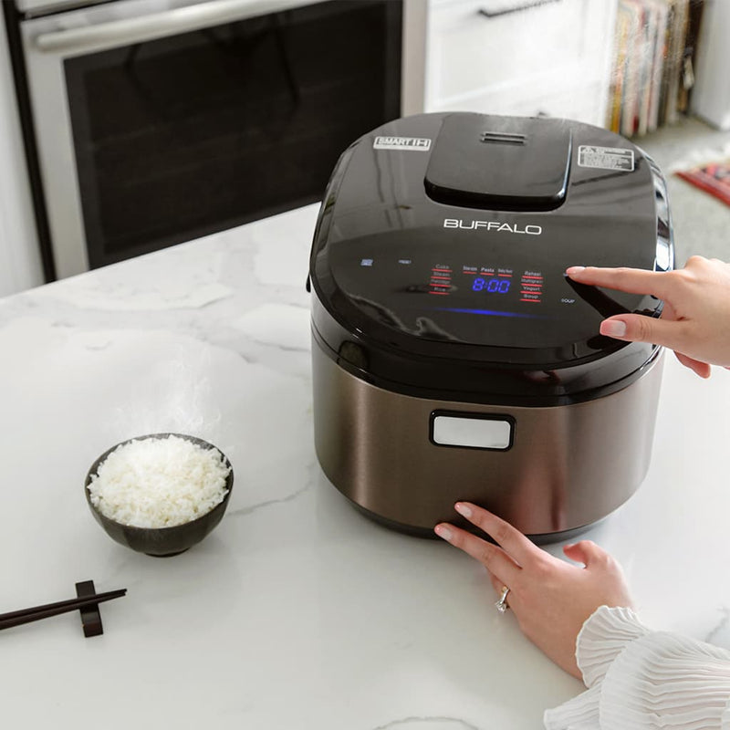 Buffalo Induction Heating (IH) Patented Clad Inner Pot Smart Rice Cook –  Pacific Hoods